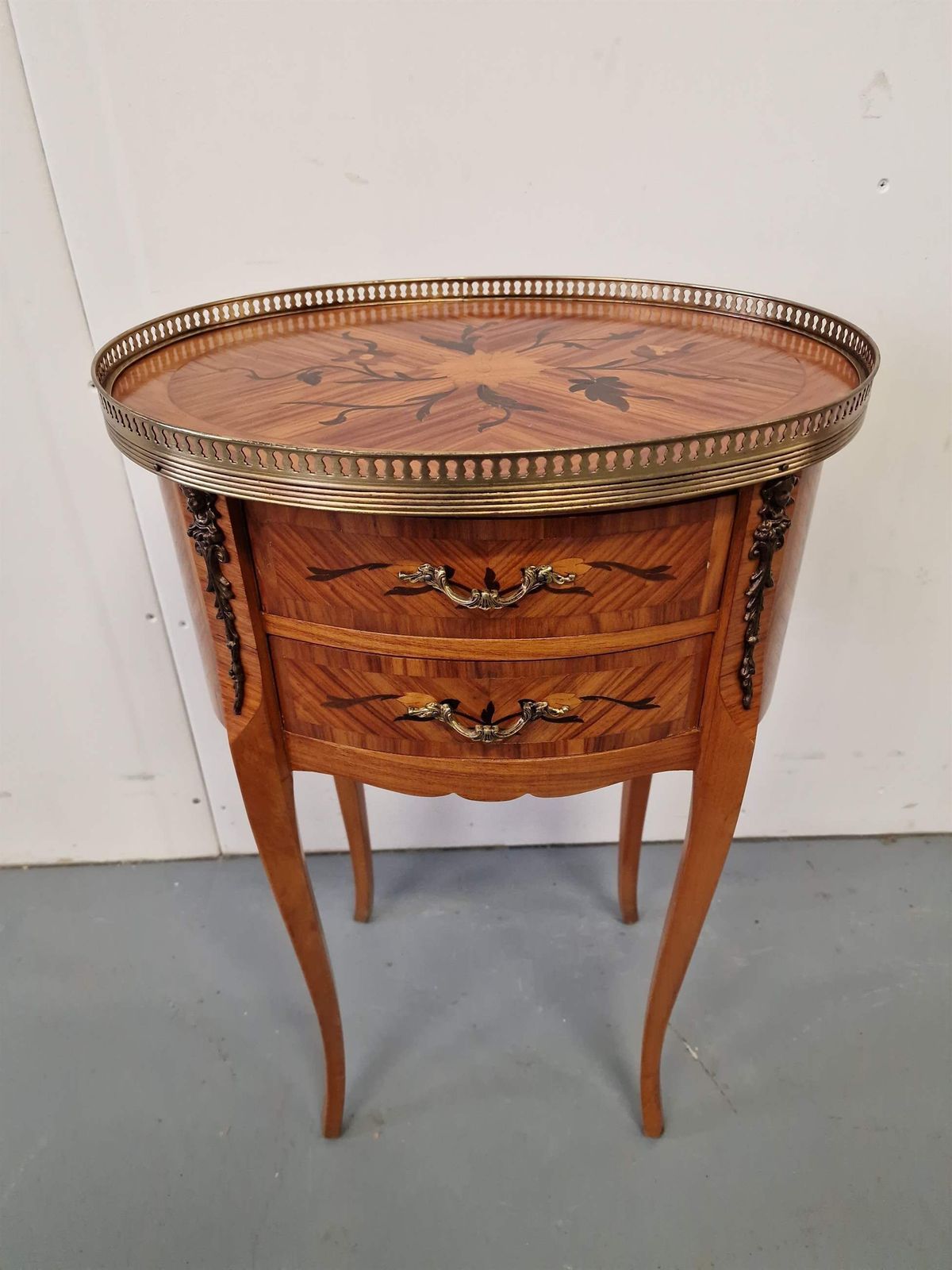 Small Cabinet With Inlays, Mid 20th Century photo 267.0