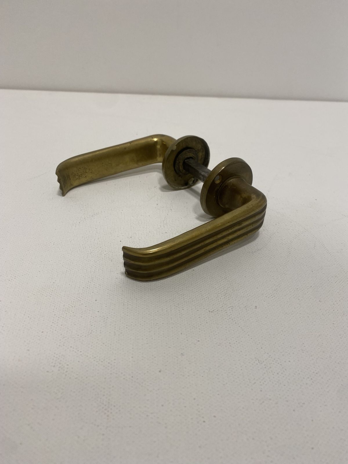 Gio Ponti Brass Door Handle Art Deco 1930s Italian Midcentury Architecture 1940s