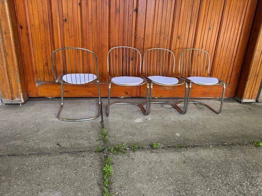 Italian Dining Chairs By Gastone Rinaldi, 1970s, Set Of 4 photo vinterior
