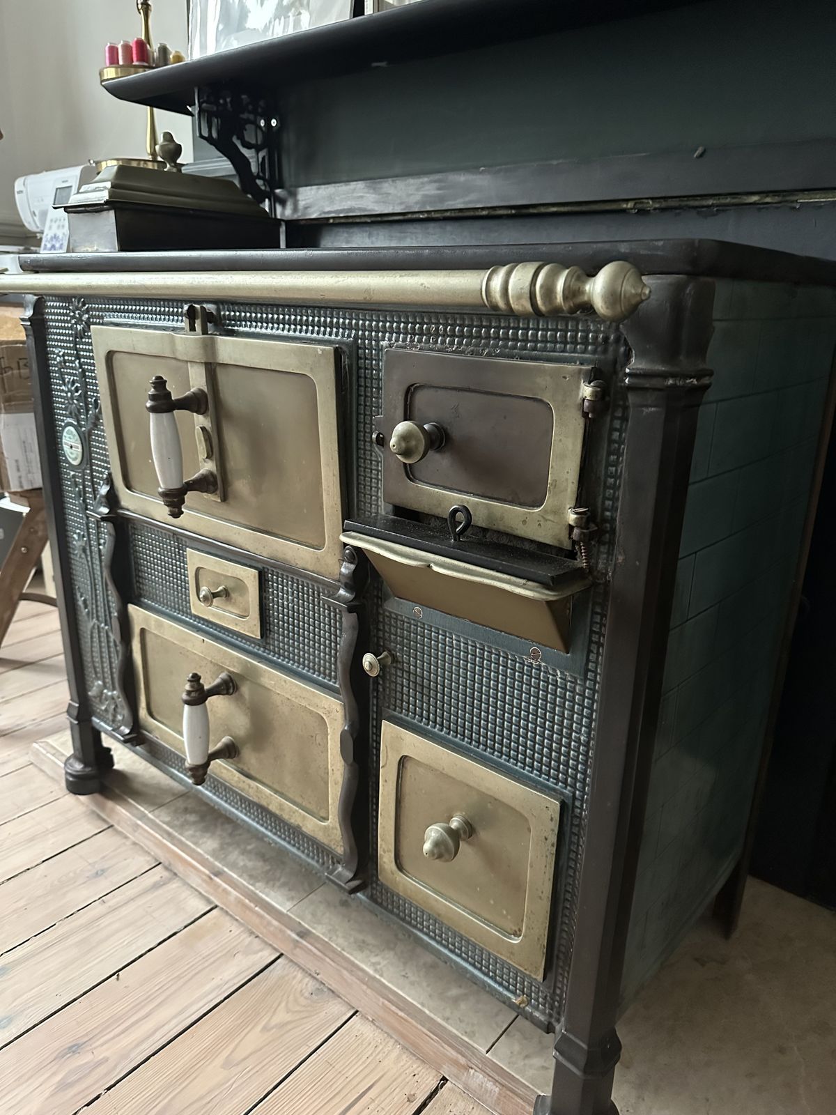 Rare Art Nouveau French Stove Cooker