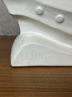 Home Decor Vintage Ceramic Boat, 1920s photo