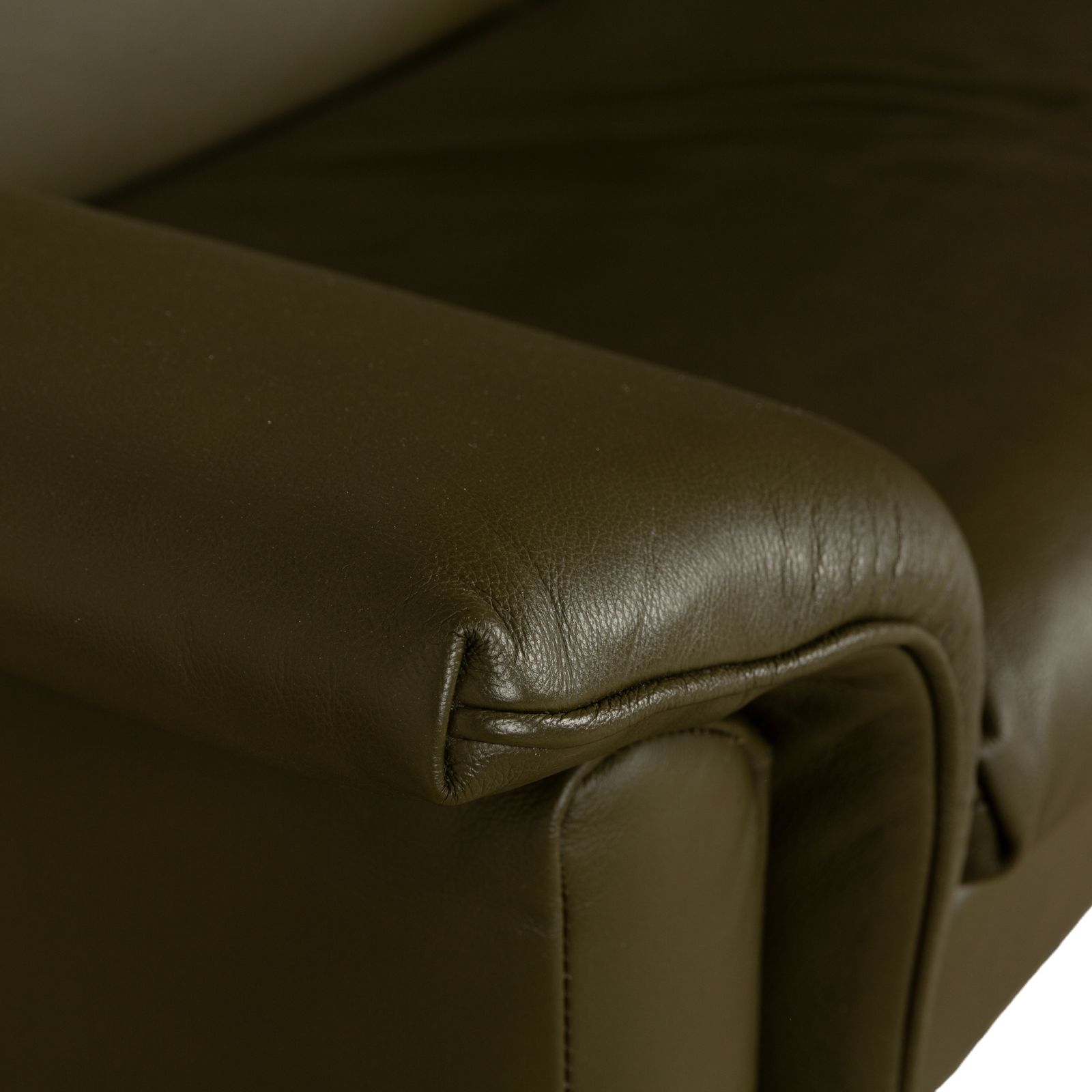 Stressless Aurora Leather Two Seater Dark Green Manual Function Sofa photo Furniture