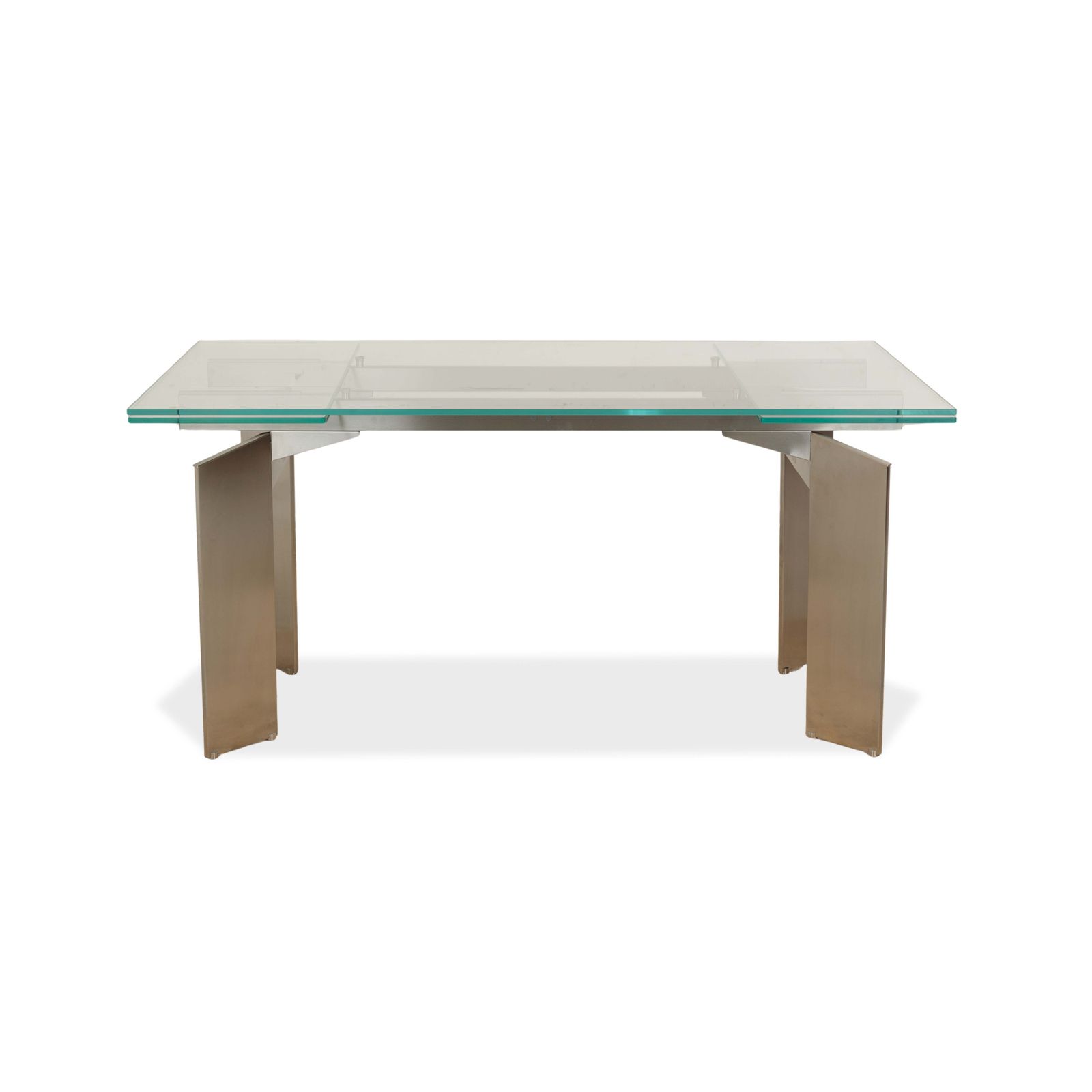 Cattelan Italia Glass Table Silver 160 240 X 77 Cm