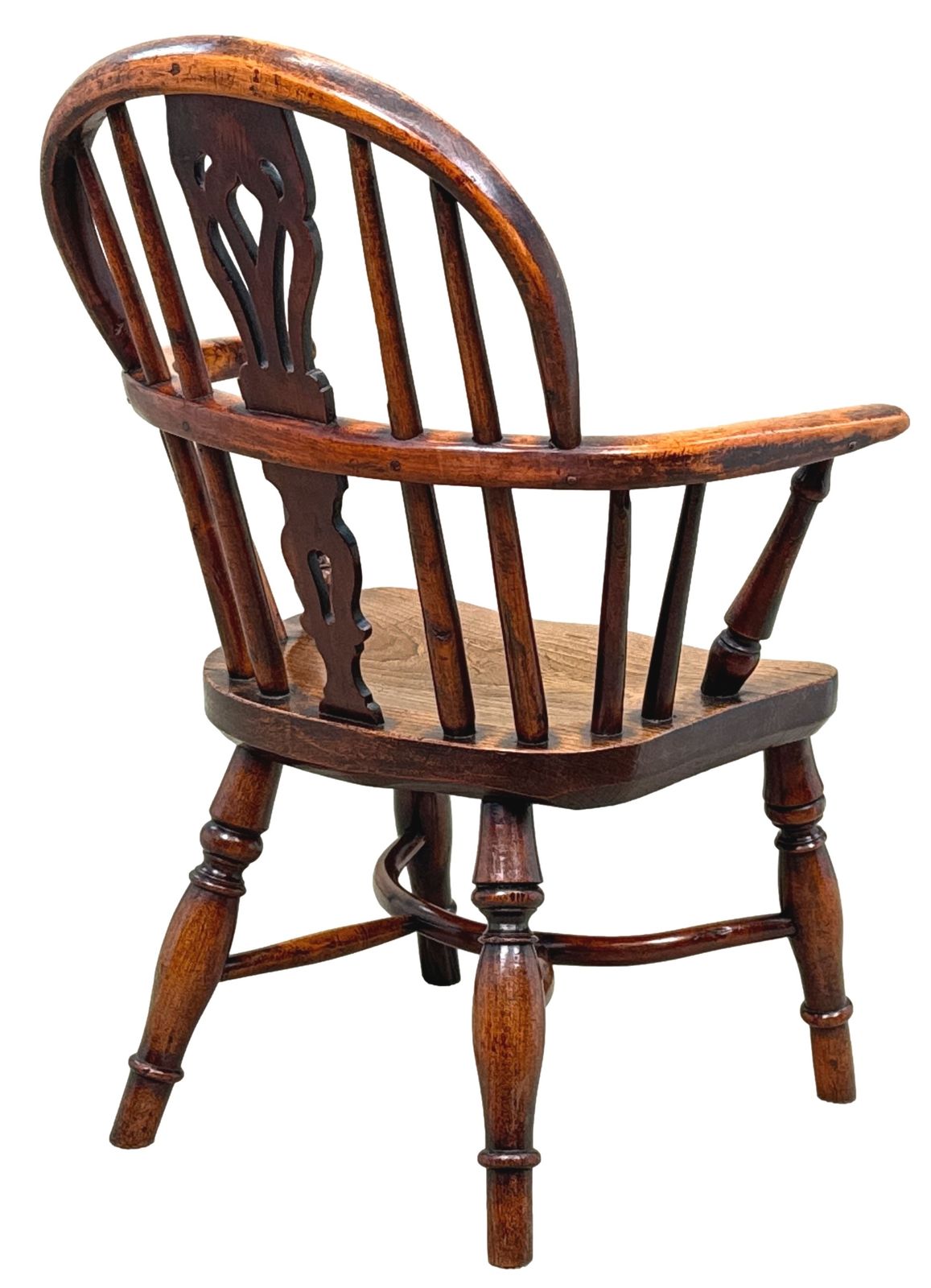 Furniture Yew Wood 19th Century Childs Windsor Armchair (England, Circa 1820) photo