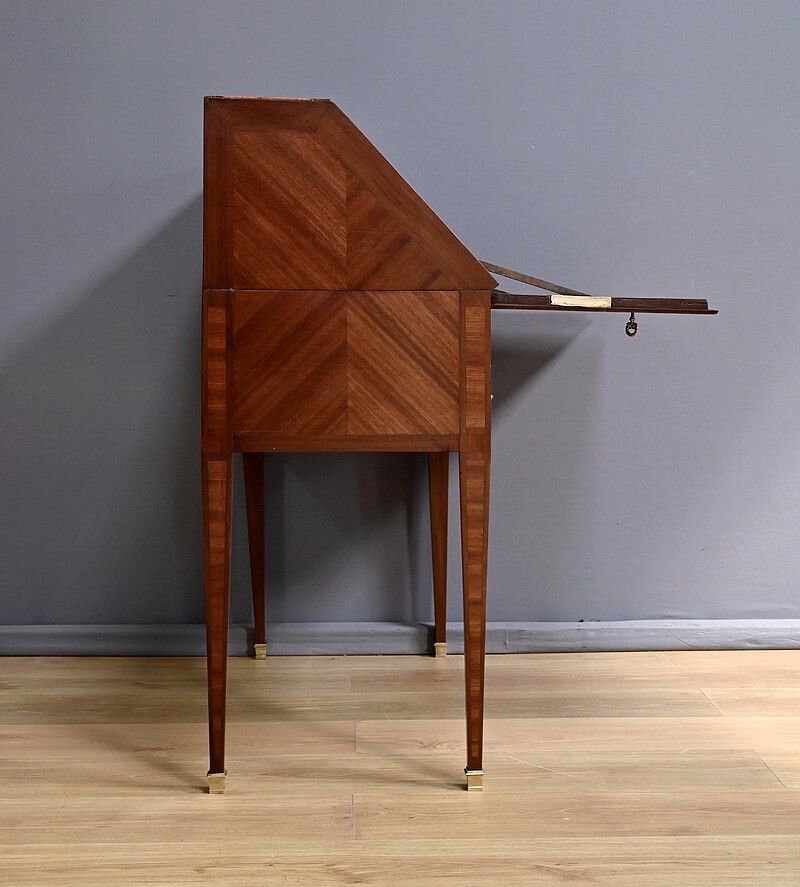 photo buy Louis XVI Style Mahogany Sloping Desk – Mid 19th Century
