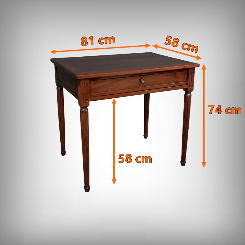 photo buy Cabaret Table In Cuban Mahogany, Louis XVI Period – Late 18th Century
