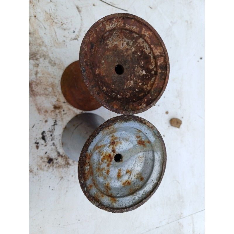 Pair Of Cast Iron Vases 1900 From Charleville Mézières photo buy