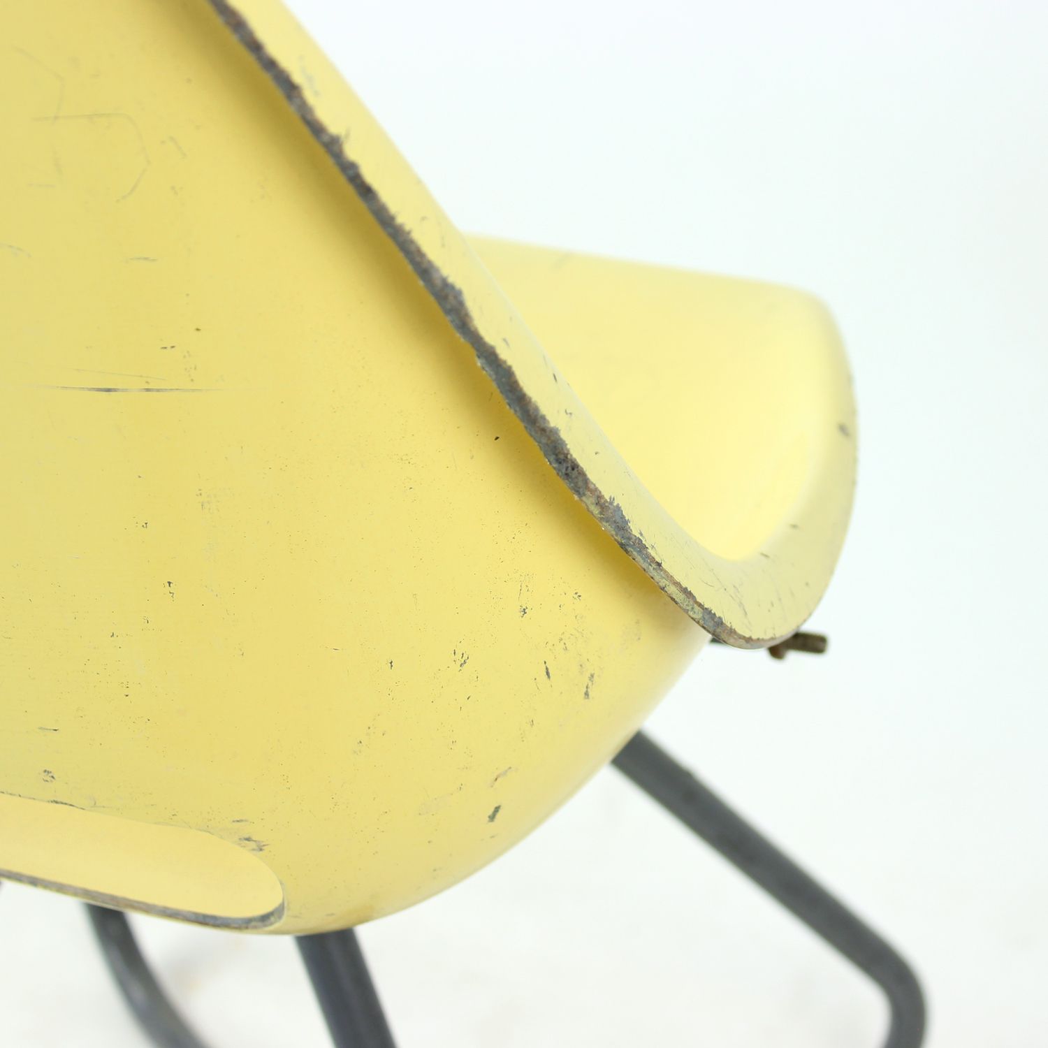 Yellow Tram Chair By Miroslav Navratil For Vertex, 1960s photo 220.0