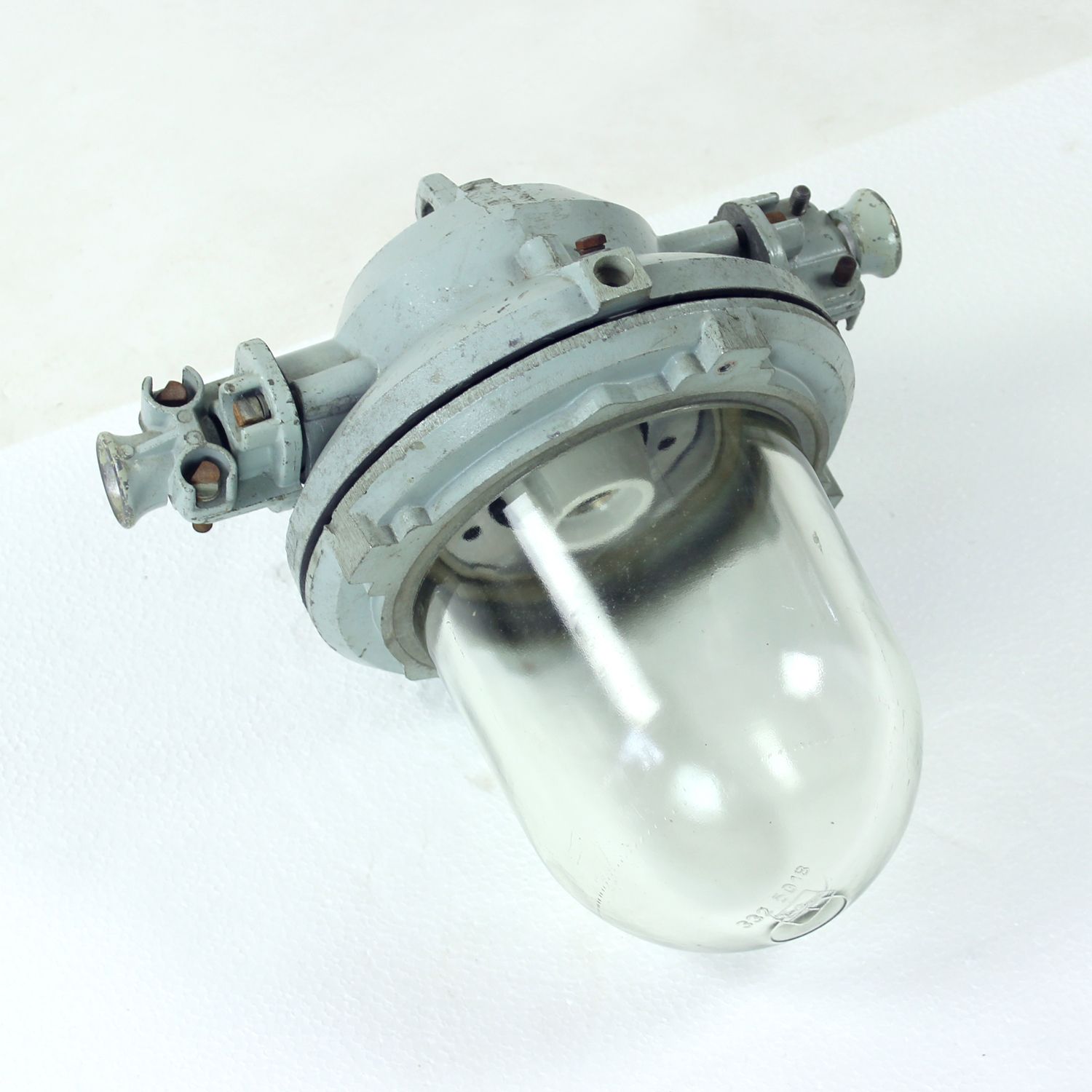 Industrial Factory Ceiling Light, Czechoslovakia 1950s photo for sale