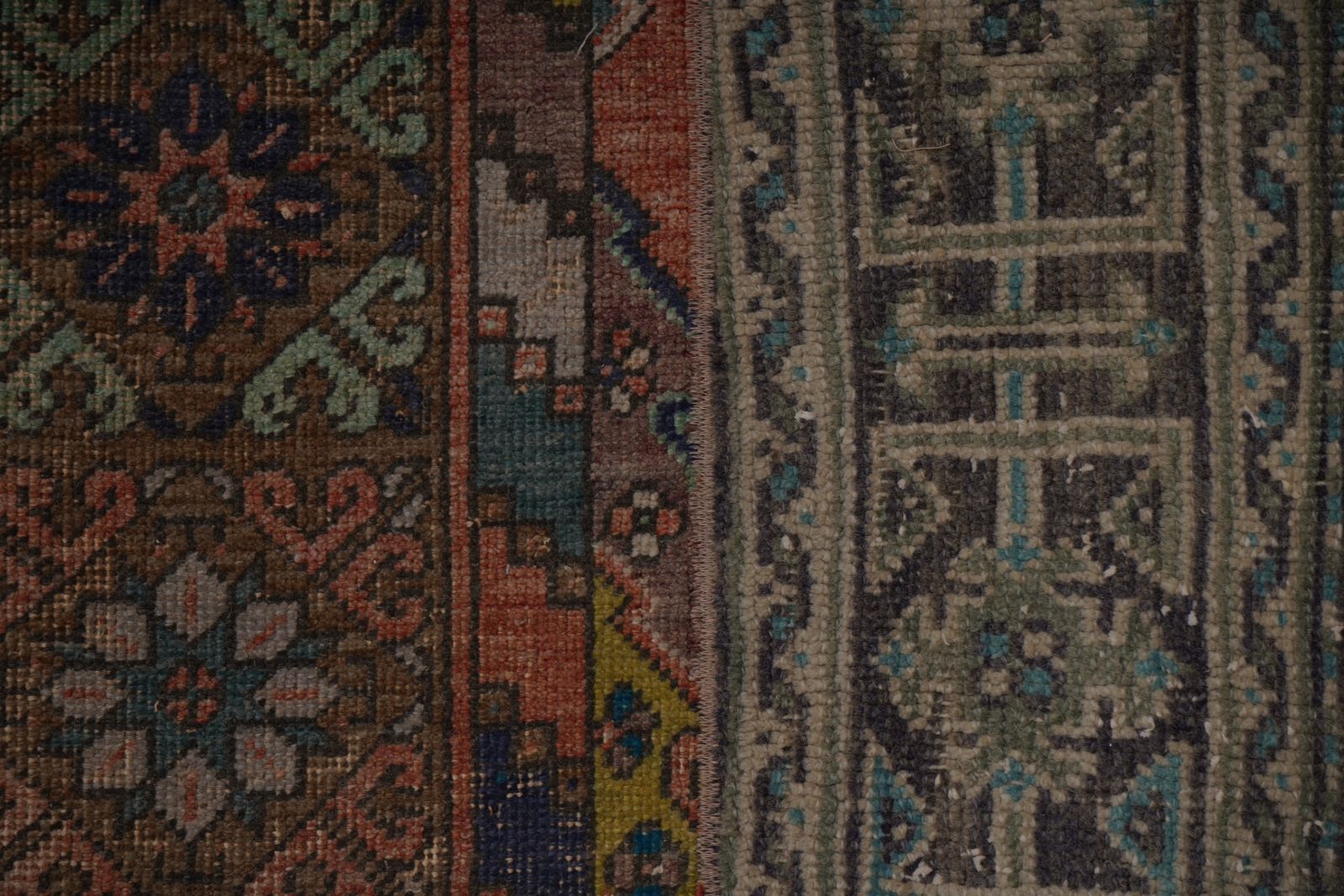 1960s Turkish Oushak Extra Long And Wide Runner   Stair Tread 2'4'' X 524'9'' photo Textiles