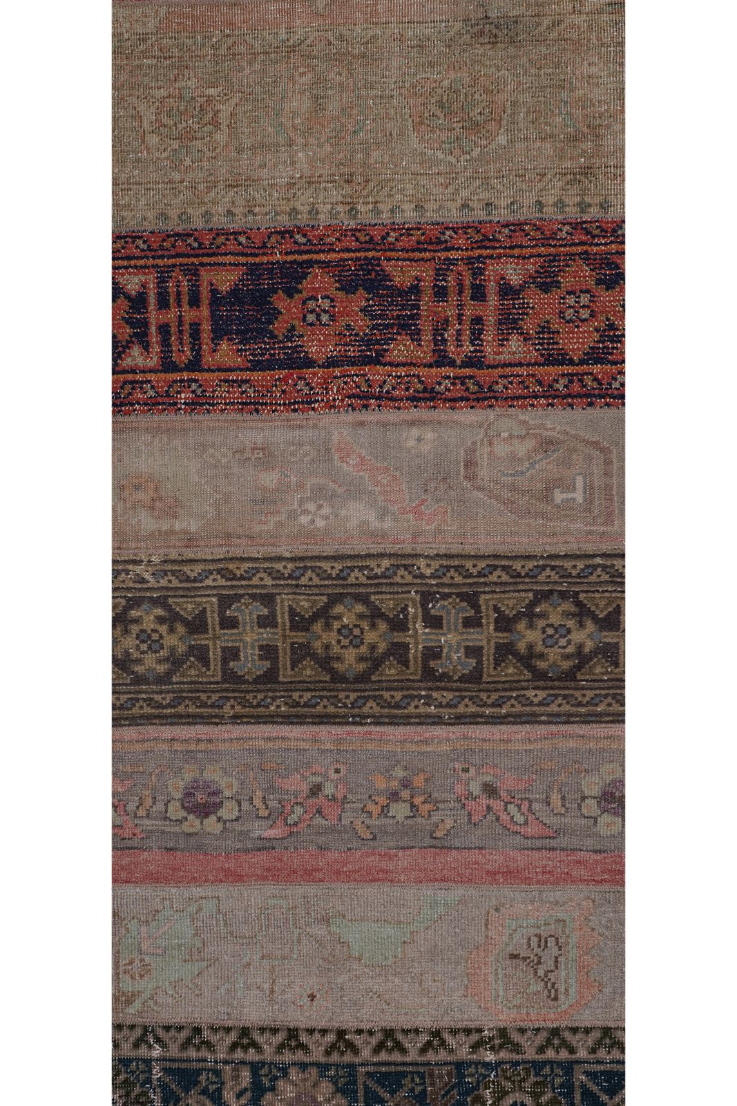 1960s Turkish Oushak Extra Long And Wide Runner   Stair Tread 2'4'' X 524'9'' photo vintage