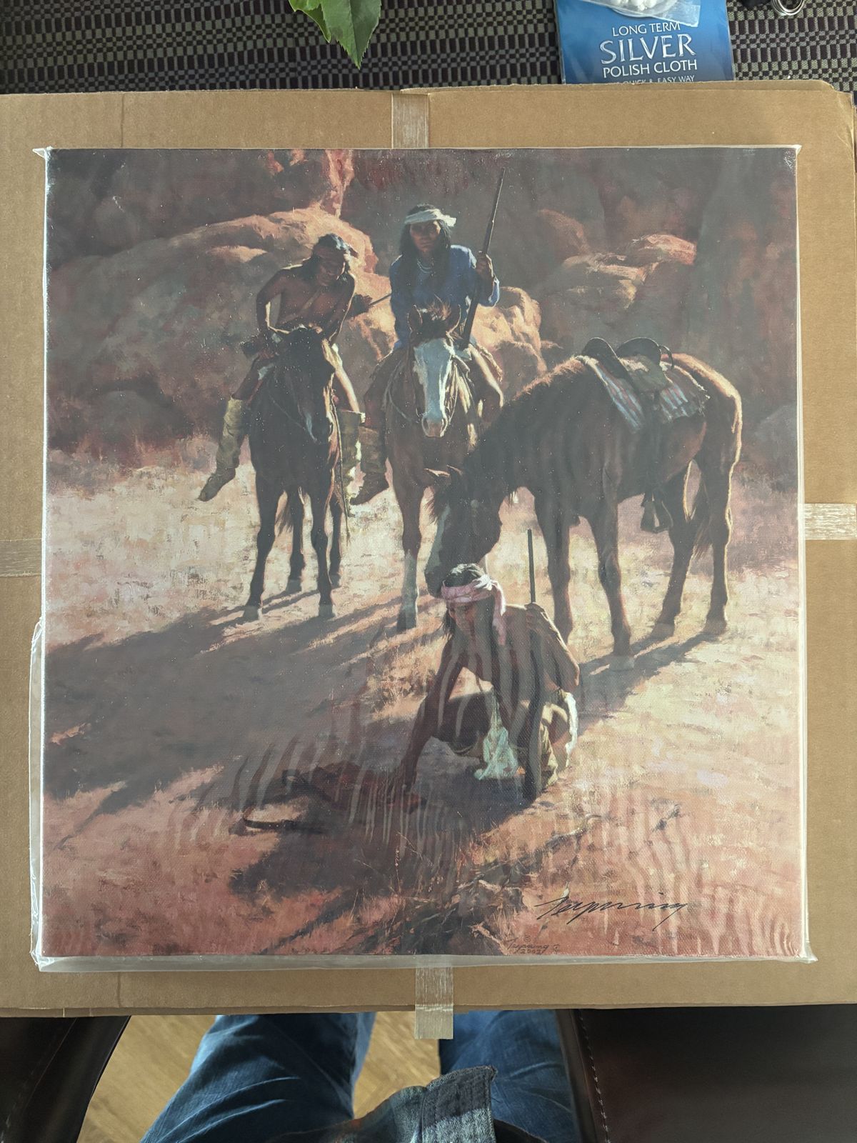 250.0 Terpning Cowboy Artists Of America L/E: 5 Canvas Prints And Book photo
