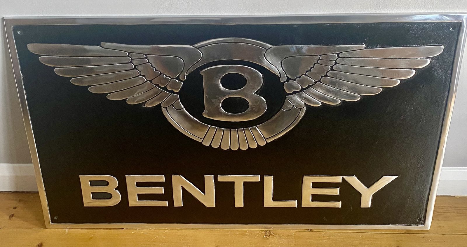 Bentley Dealership Garage Metal Automotive Automobile Car Dealer Sign Showroom Wall Art Continental Gt Gtc Bentayga Suv Flying Spur Mulsanne Arnage photo buy