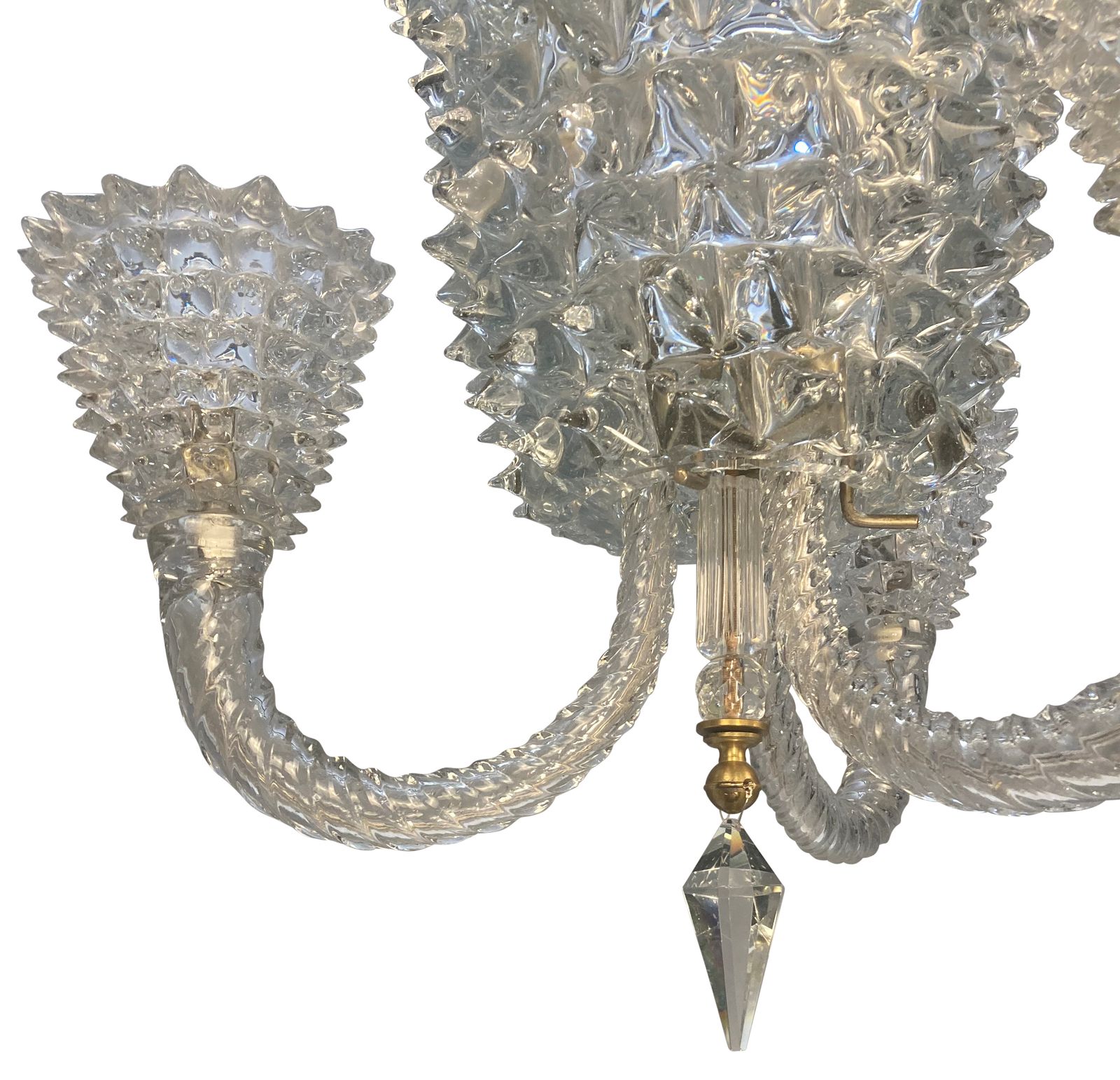 photo furniture A Fine Mid Century Rostrato Glass Chandelier By Barovier Y Toso