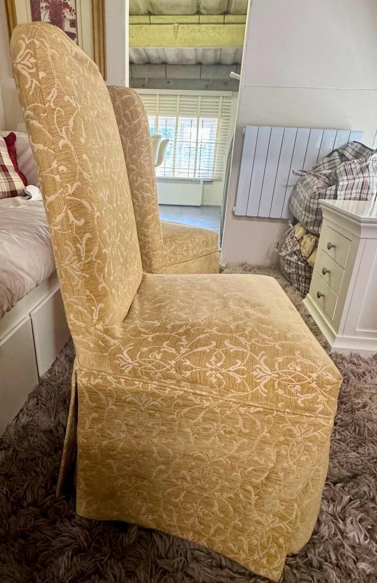 Laura Ashley Dining Chairs X 2   Removable Covers