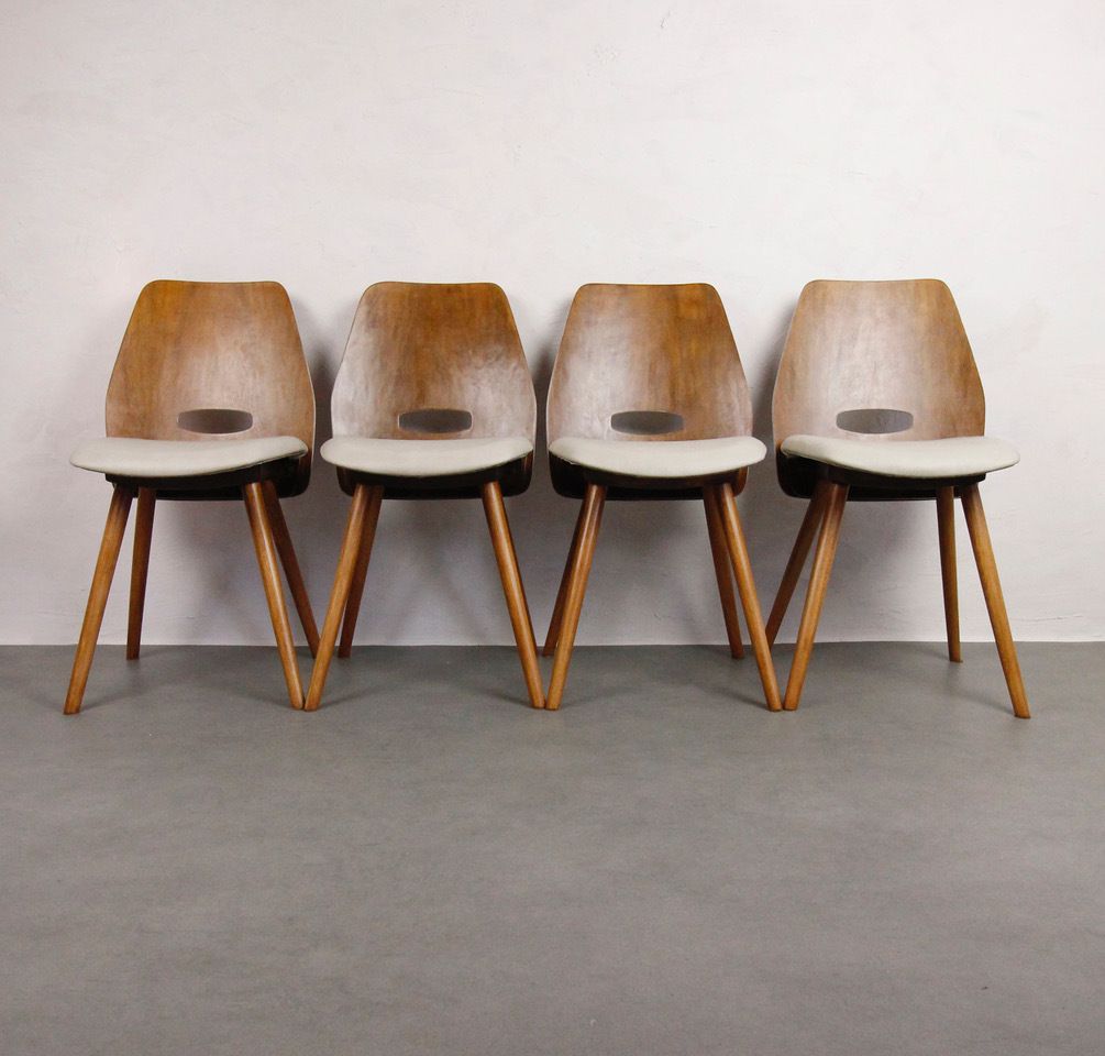 4x Vintage Chairs Tatra Pravenec "Gentleman"   1963 photo for sale