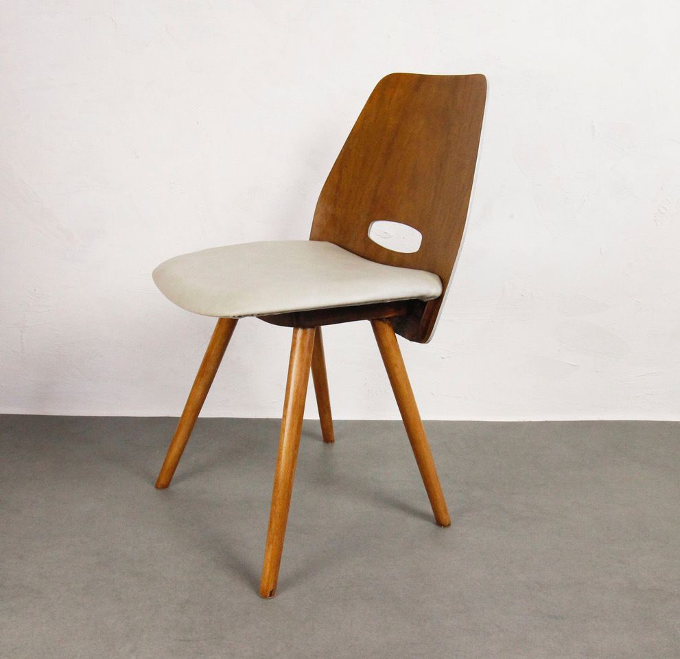 photo furniture 4x Vintage Chairs Tatra Pravenec "Gentleman"   1963