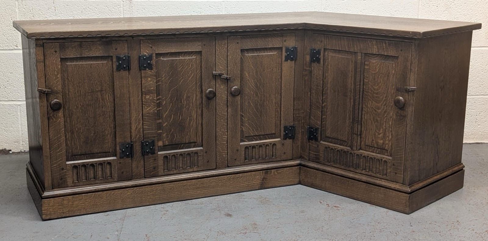 photo for sale Nigel Griffiths Solid Oak Collectable Media Unit