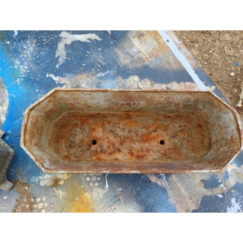 Set Of 4 Cast Iron Planters 1900 From Charleville   Mézières photo vintage