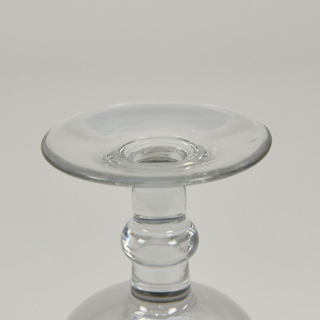 ‘Souvenir De La Fete’ Glass Vintage Goblet photo for sale