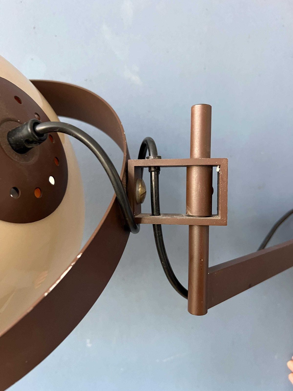 Vintage Dijkstra Space Age Mushroom Zwenkarm Wandlamp photo vintage