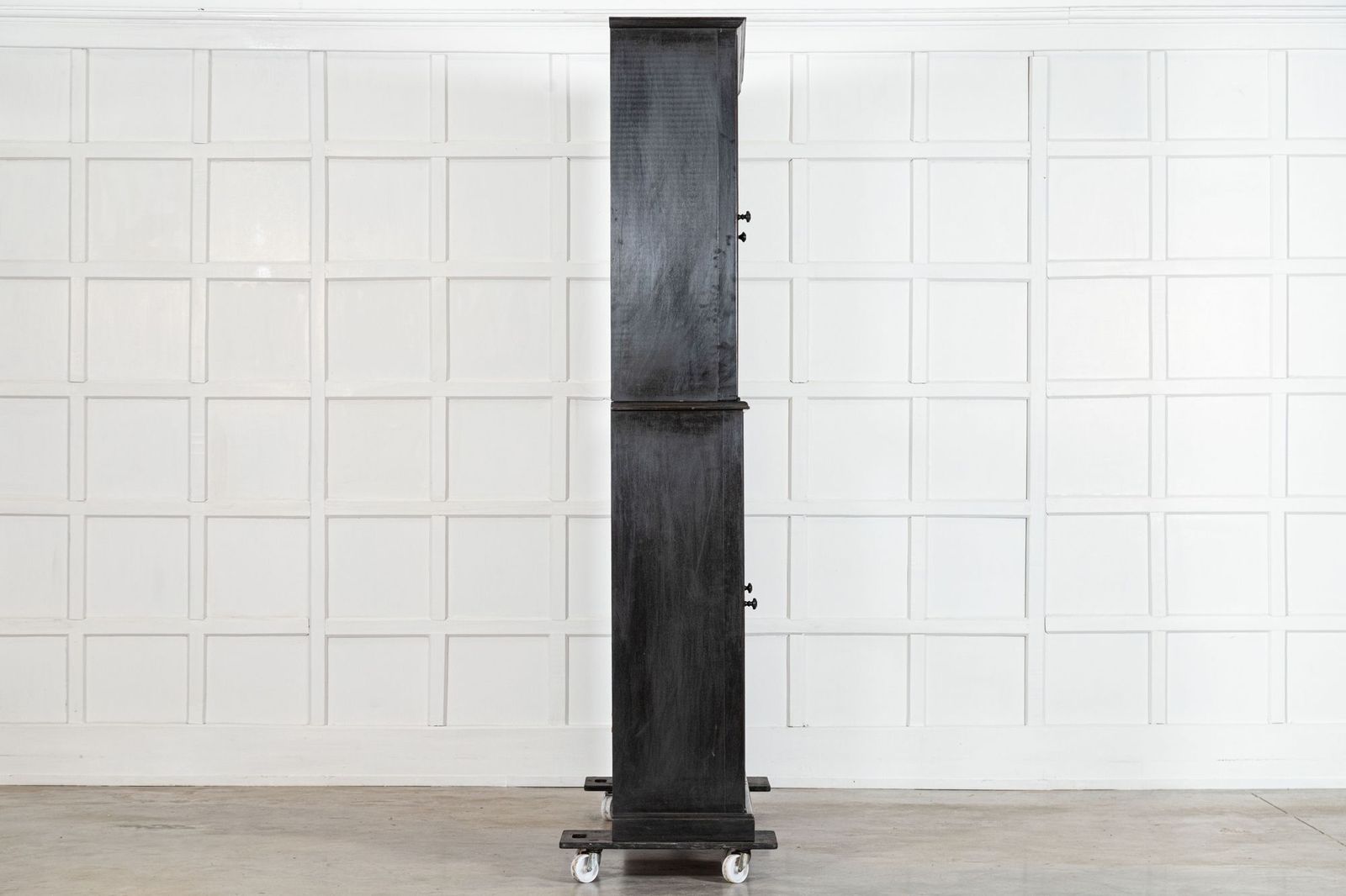 Large English 19thc Ebonised Mahogany Glazed Cabinet photo buy