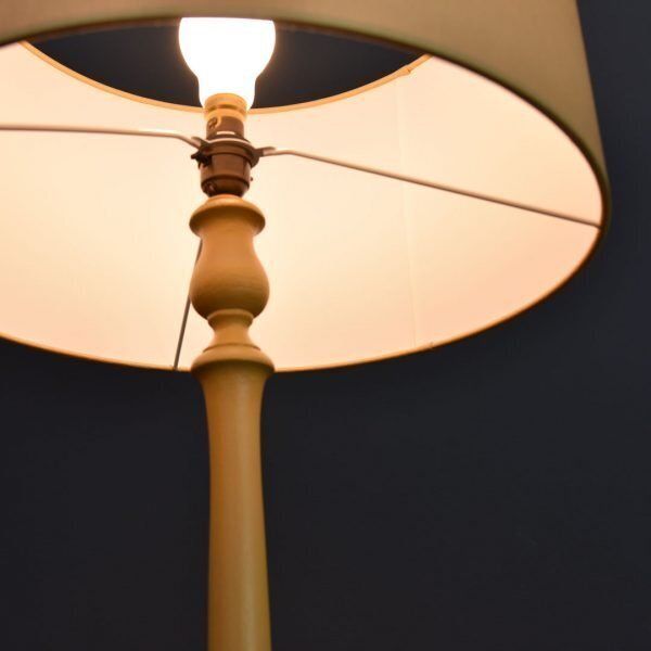 Mustard Floor Lamp With Matching Shade And Cable photo furniture