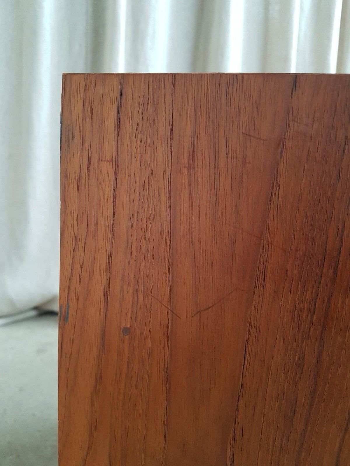 661.25 Vtg Pair Of Danish Teak Mid Century Bedside Tables Nightstands Retro Scandi R896 photo