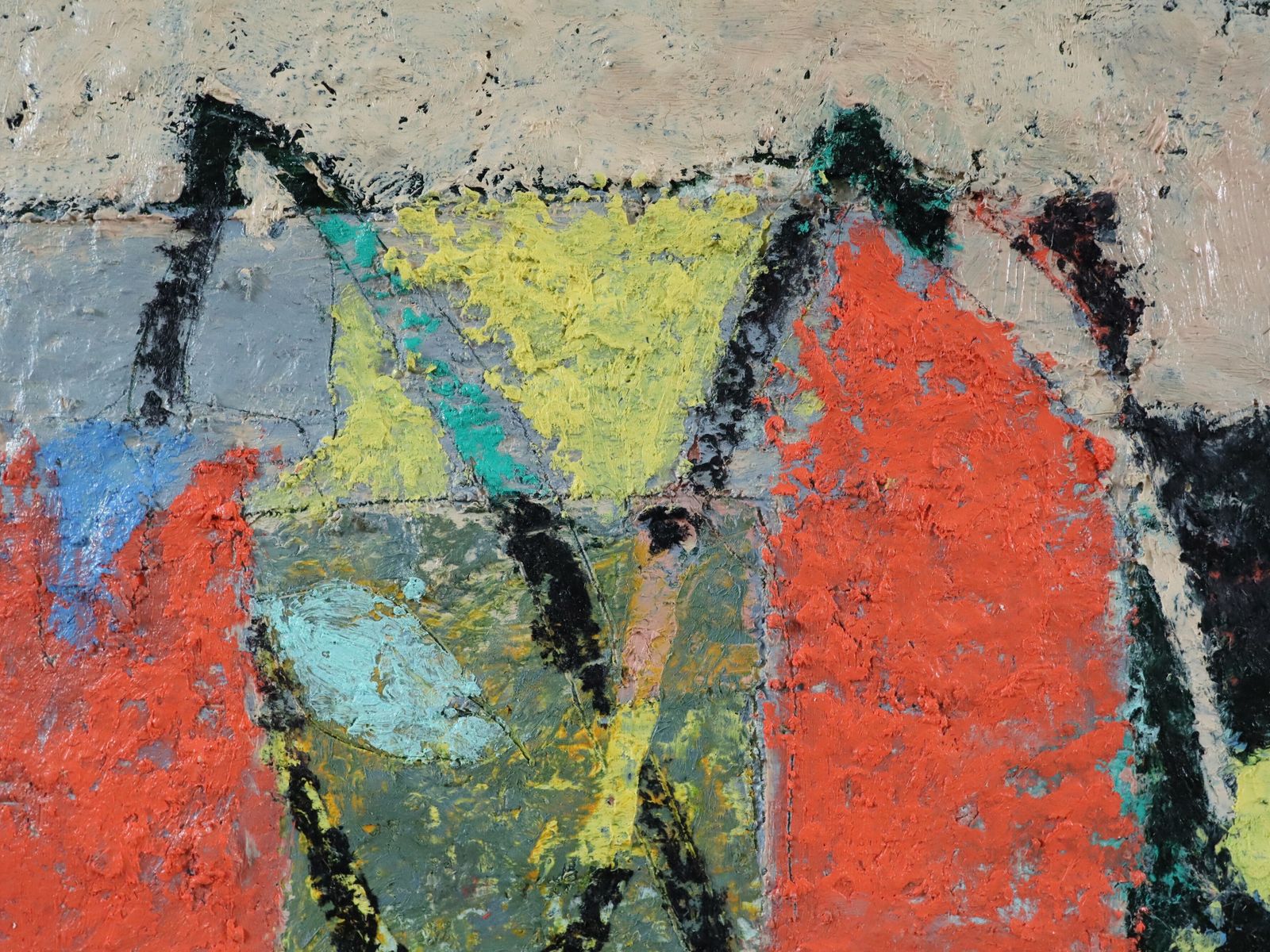 Lloyd Durling Abstract Plants , Oil Painting photo Art