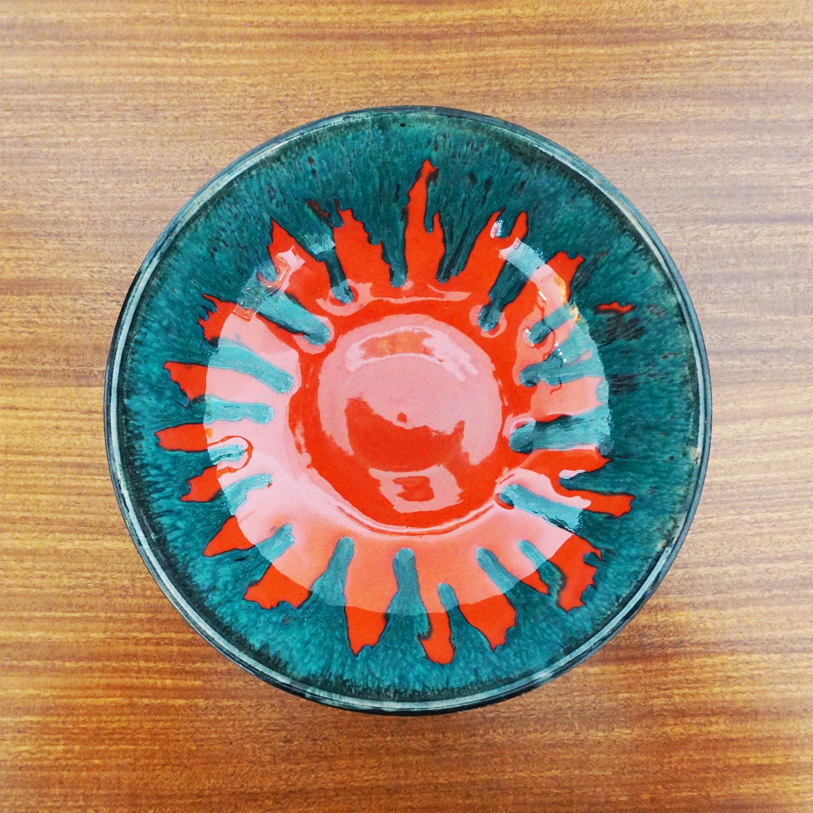 West German Fat Lava Wall Bowl By Bay Keramik, Form 1549 – Mid Century Modern Decorative Ceramic