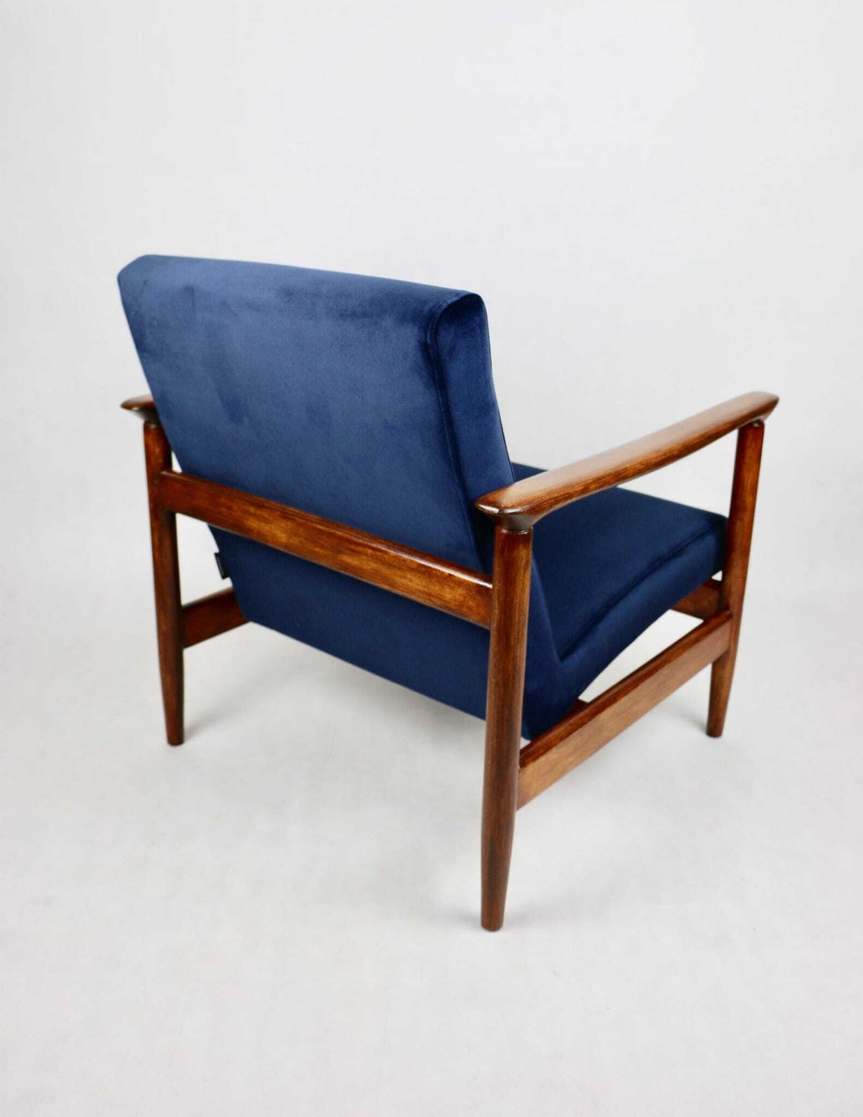 Gfm 142 Armchair, Designed By Edmund Homa From The 70s, Navy Blue   2 Pieces Available photo vinterior