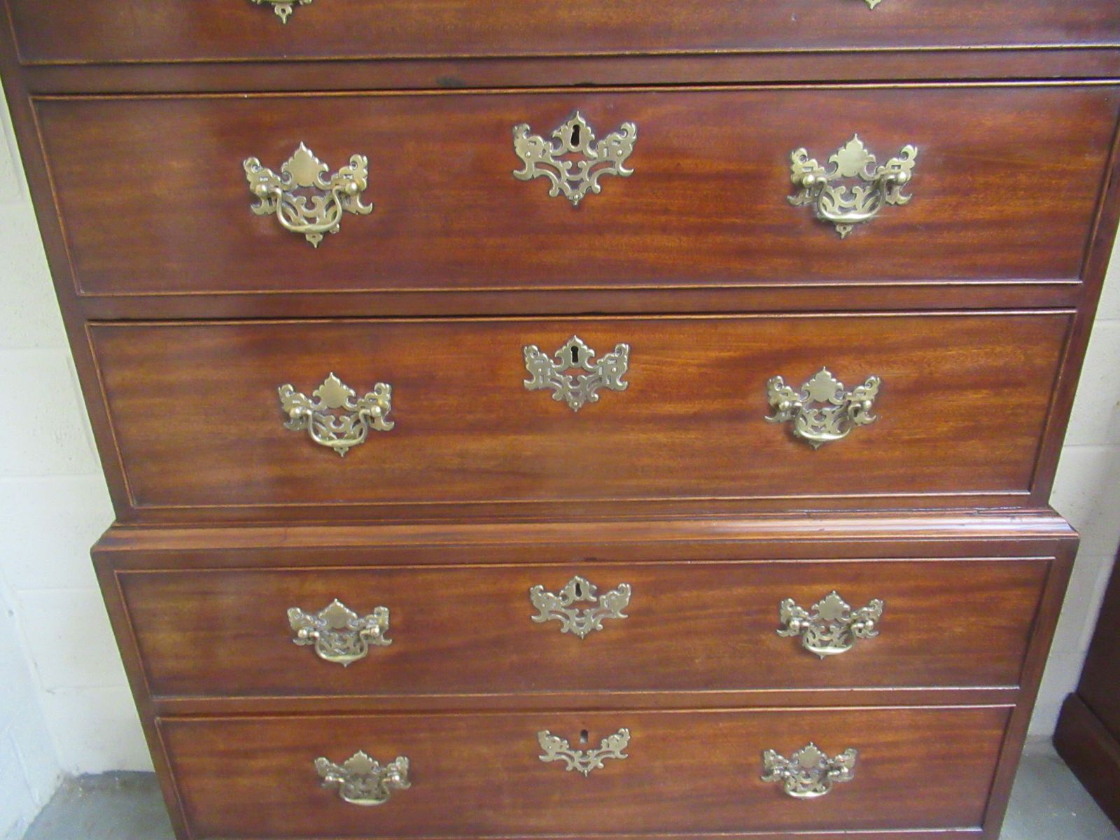 Late 18th Century  Georgian Mahogany   Tall Boy Chest On Chest photo Furniture