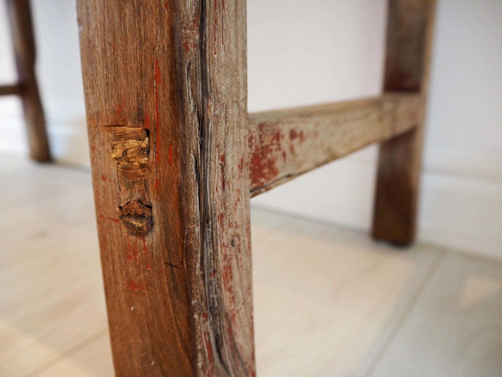 Antique Chinese Elm Wooden School Desk Circa 1850 / Original Console Table photo buy