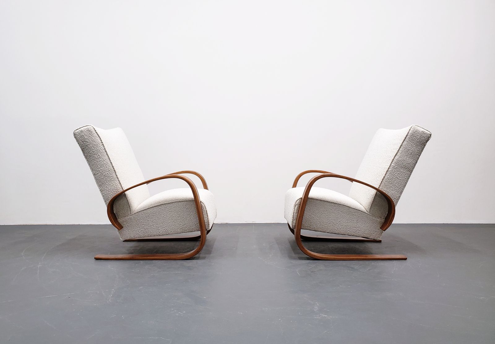 Set Of Two   Cantilever Armchairs By Miroslav Navrátil For Up Závody, 1950s photo furniture