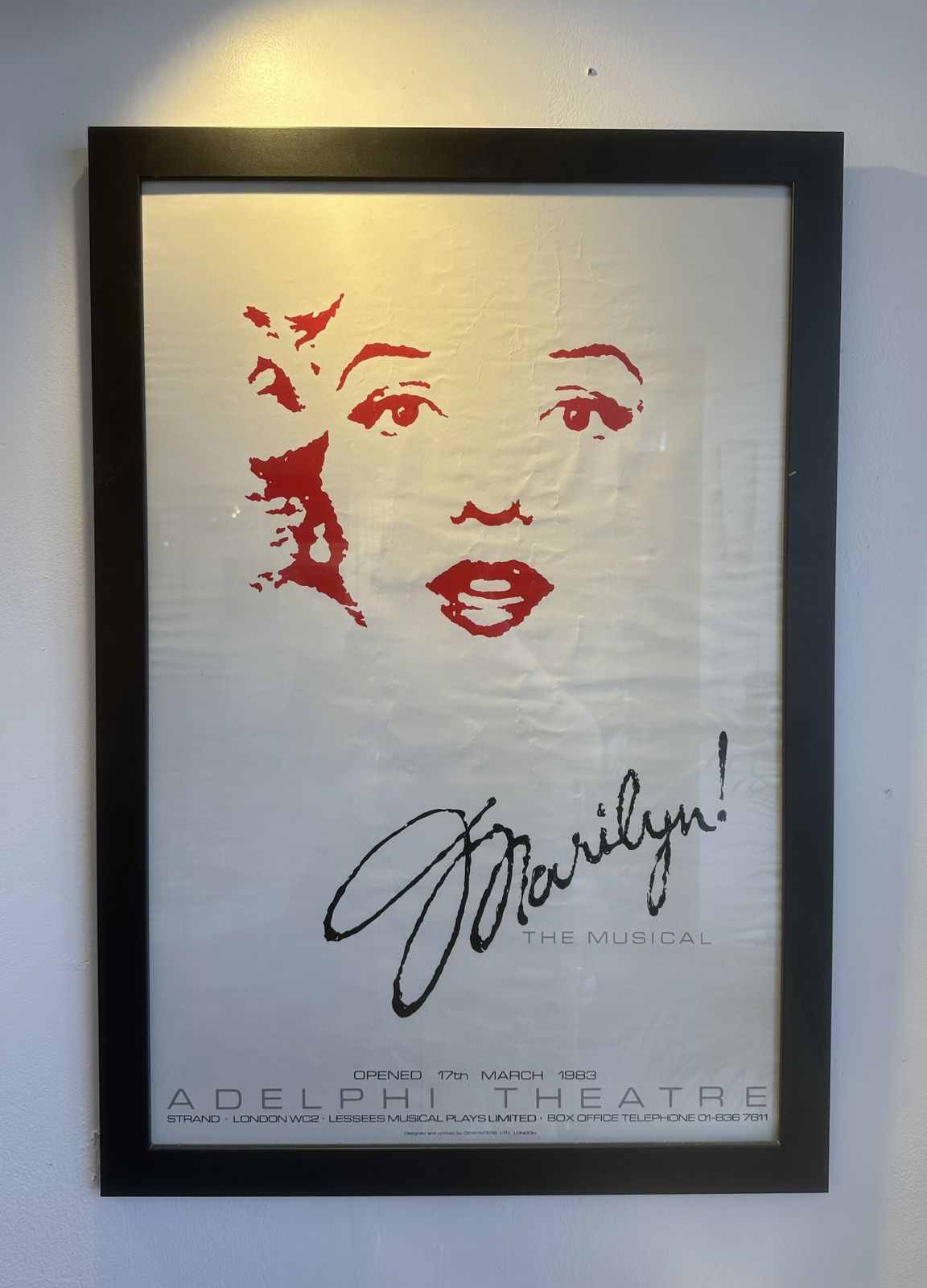 Original Marylin Monroe Pop Art Posters By Dewynters, 1983