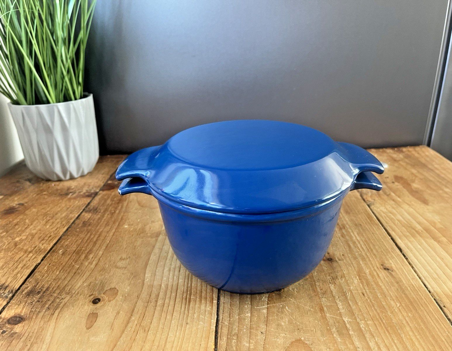 Mid Century Danish Nacco 16e Michael Lax Cast Iron Casserole Dish Dutch Oven photo buy