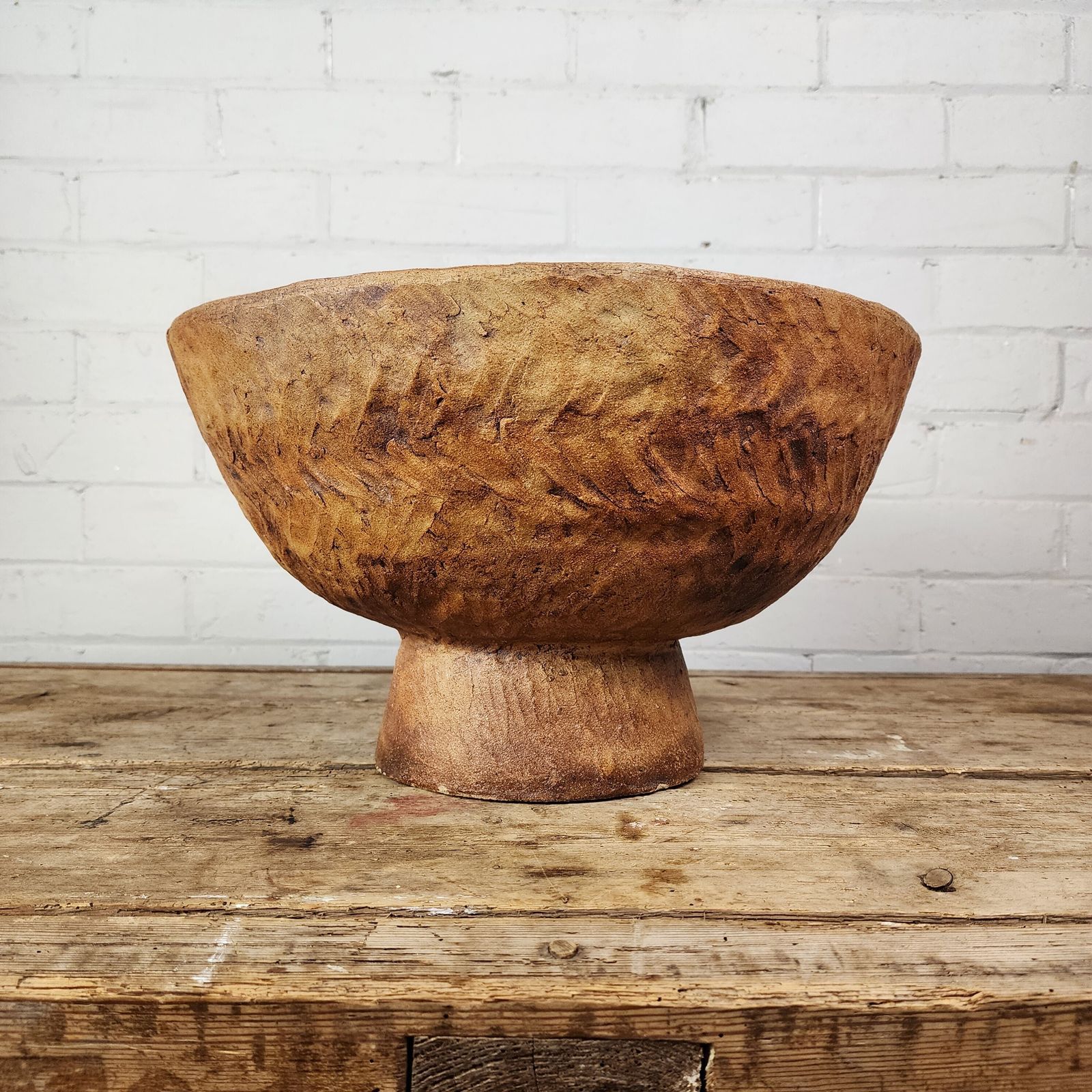 A Mid 20th Century (1973) Studio Pottery Bowl. photo for sale