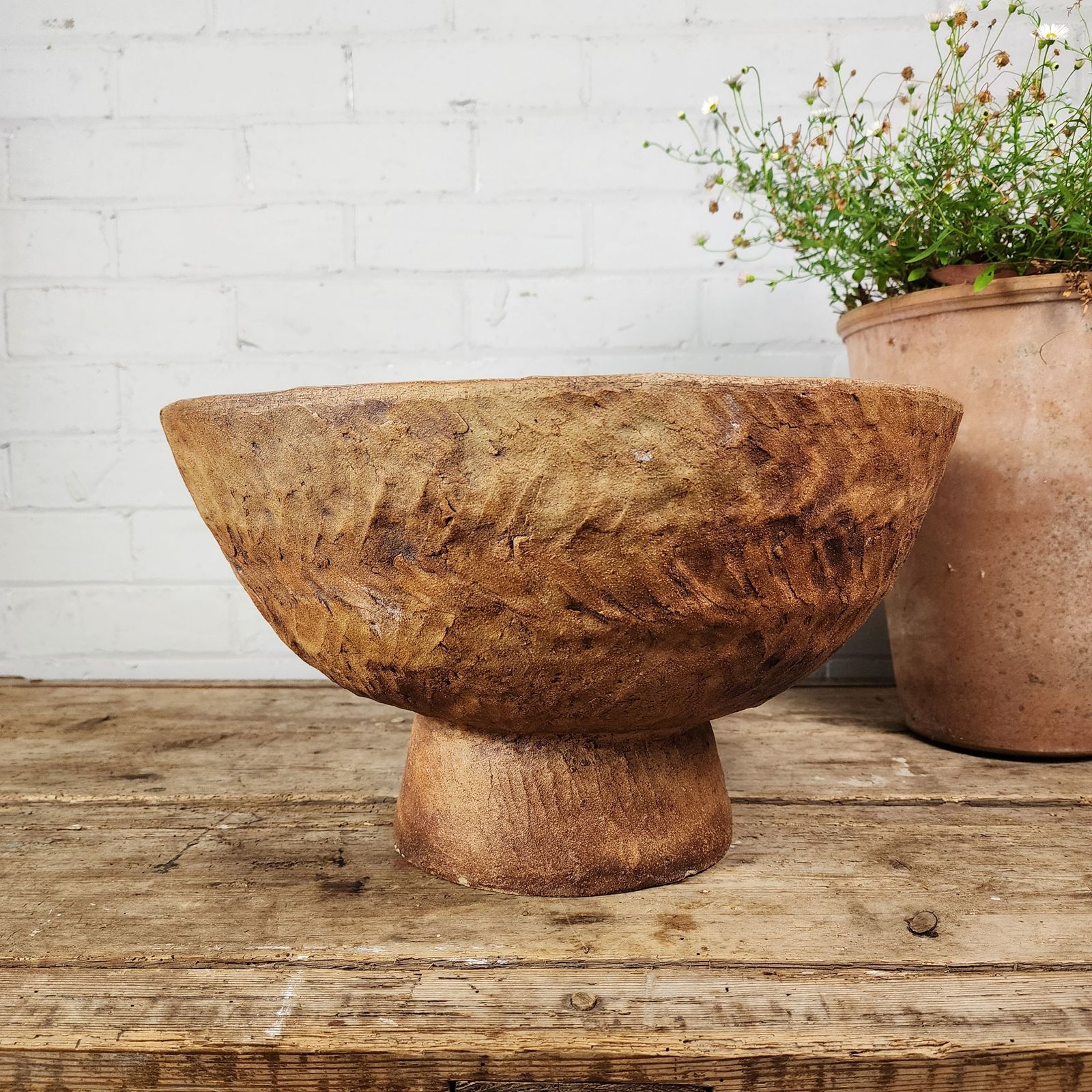 A Mid 20th Century (1973) Studio Pottery Bowl. photo Home Decor