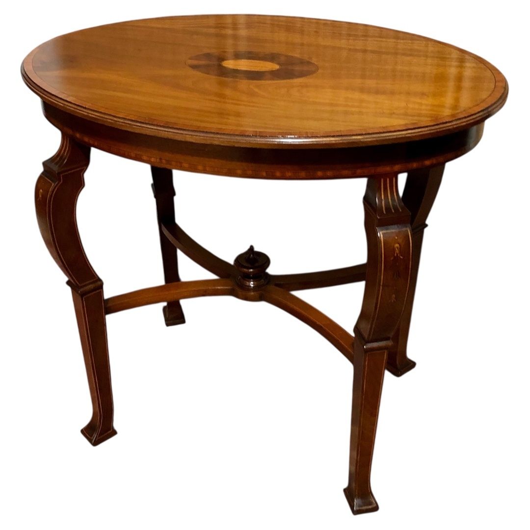 Handsome Edwardian Occasional Or Centre Table photo Furniture