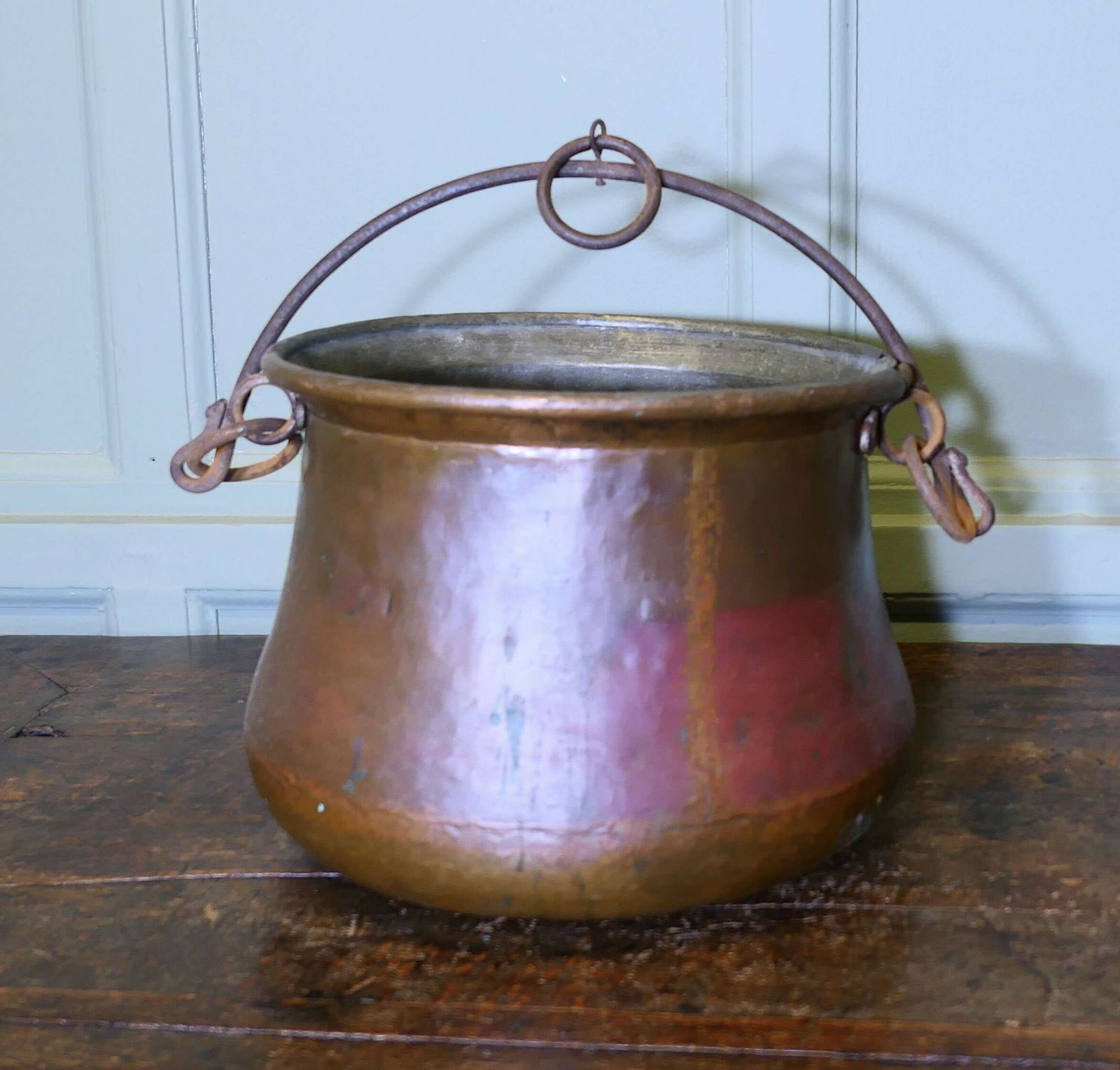19th Century Copper Cauldron Cooking Pot photo buy