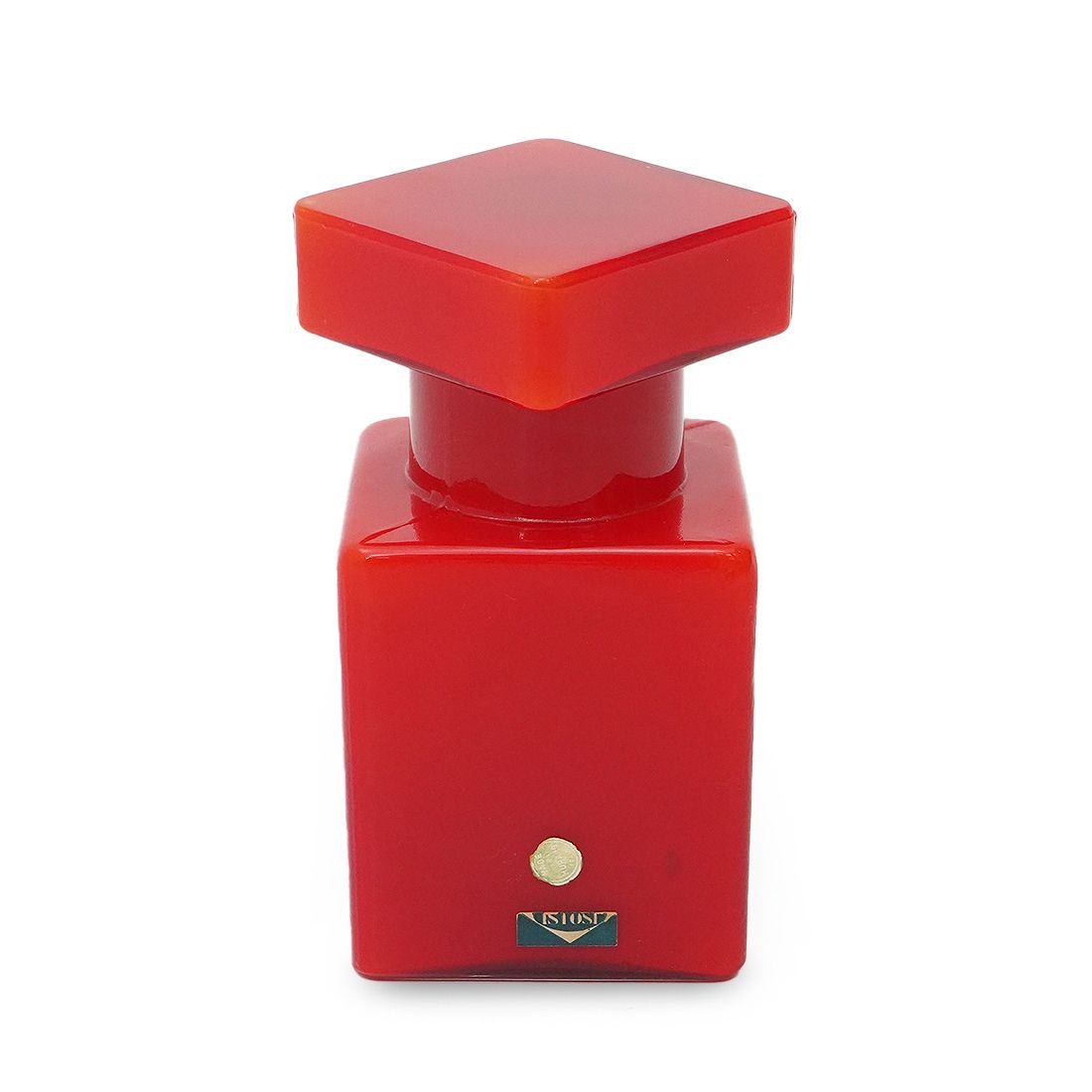 Red Glass Bottle By Luciano Vistosi For Vistosi, 1960s photo vinterior