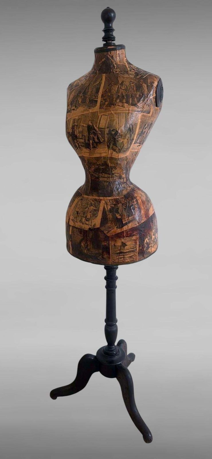 Napoleon III Style French Wooden Tailor’s Mannequin photo furniture