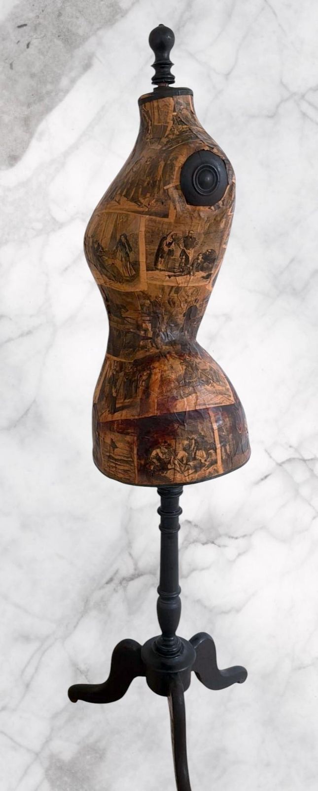 Napoleon III Style French Wooden Tailor’s Mannequin photo 2481.0