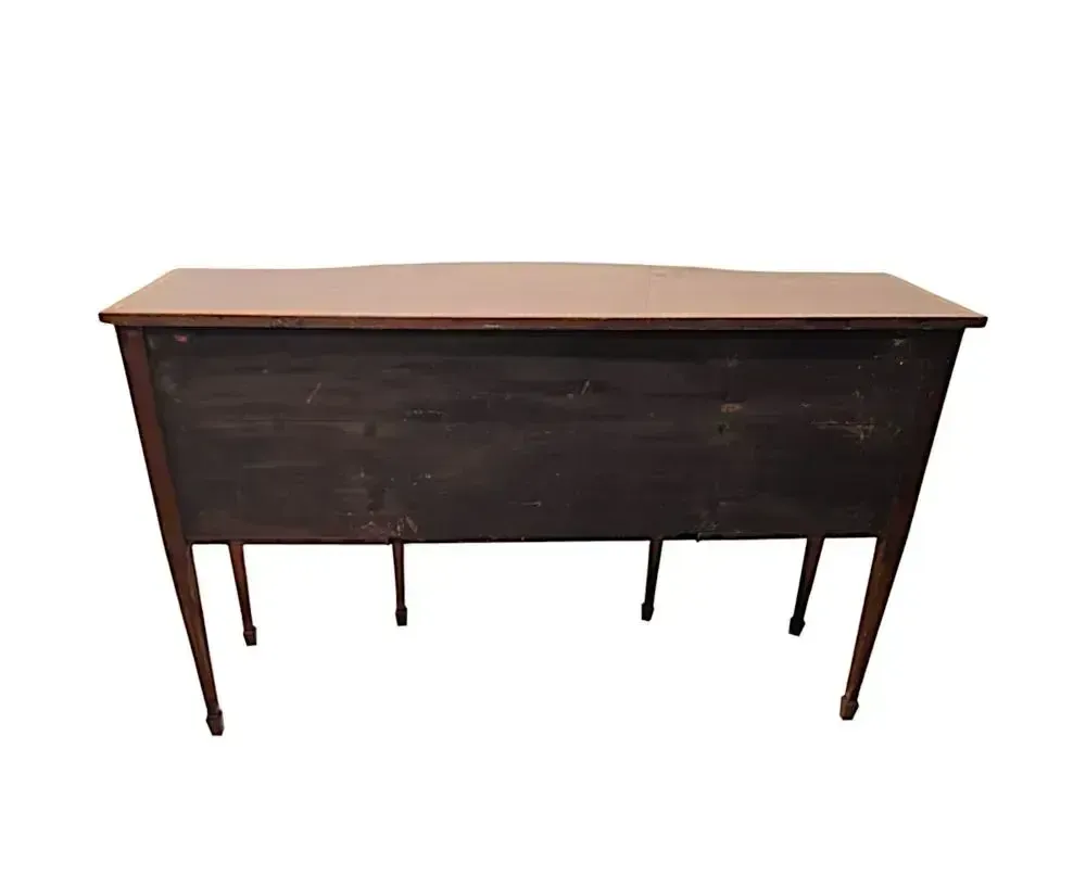 A Stunning Edwardian Marquetry Inlaid Sideboard In The Manner Of 'Edward And Roberts, London' photo vinterior