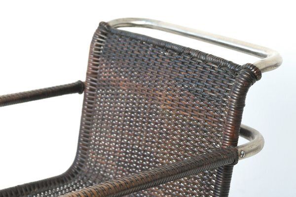 Weissenhof Mr 20 Armchair By Ludwig Mies Van Der Rohe For Berlin Metallgewerbe Josef Müller, Germany, 1927 photo for sale