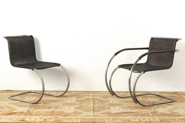 Weissenhof Mr 20 Armchair By Ludwig Mies Van Der Rohe For Berlin Metallgewerbe Josef Müller, Germany, 1927 photo Furniture