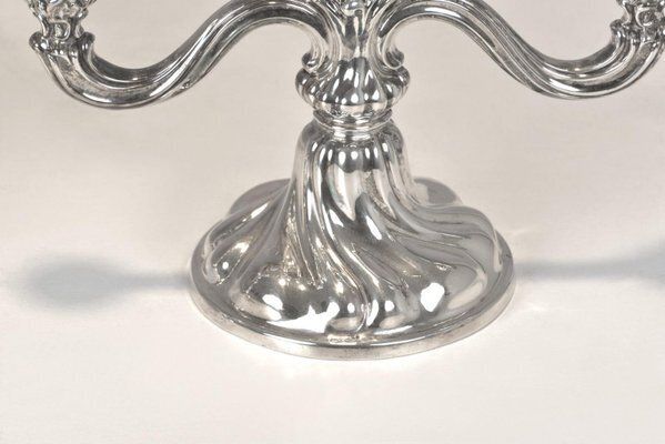 Silver 830/1000 Candelabras, Germany, 1935, Set Of 2 photo vintage