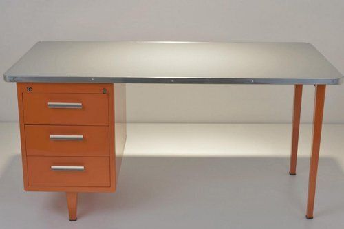 Desk In Sheet Steel From Gispen, 1955 photo Furniture
