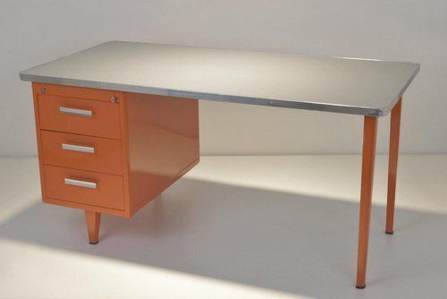 Desk In Sheet Steel From Gispen, 1955 photo 3702.0
