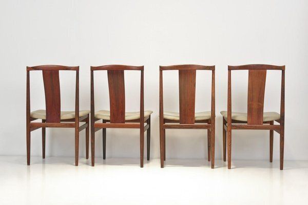 Rosewood Chairs By Henning Sorensen For Danex, Germany, 1960s photo 2467.0